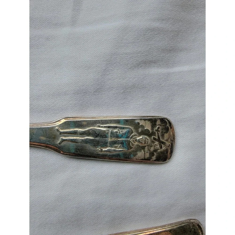 International‎ Silver Co Distinguished Americans Lot of 3 Spoons